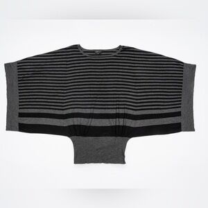 Silk/cashmere blend BCBG Grey black sweater